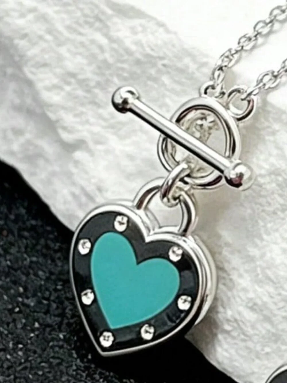 Silver Luxury Minimalist Women's Heart Pendant Necklace